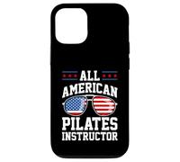 Carcasa para iPhone 12/12 Pro Instructor patriótico All-American Pilates USA 4 de Julio