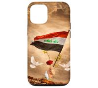 Carcasa para iPhone 12/12 Pro Irak Bagdad Irak Home IRQ Diseño de Mapa iraquí I Love Irak Flag