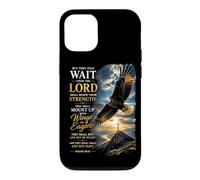 Carcasa para iPhone 12/12 Pro Isaiah 40:31 Wait on The Lord, Renew Strength Eagle