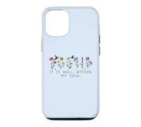 Carcasa para iPhone 12/12 Pro It Is Well with My Soul Women Christian Themed Bible Verse