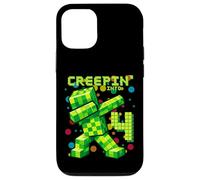 Carcasa para iPhone 12/12 Pro It's My 4th Birthday Boy Gamer Creepin' Into 4 Gamer Pixel