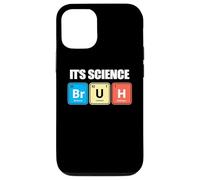 Carcasa para iPhone 12/12 Pro Its Science Bruh Funny Periodic Table Meme tee Humor Now LOL