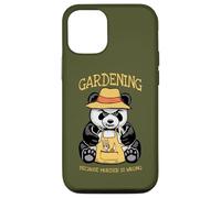 Carcasa para iPhone 12/12 Pro Jardinería Porque el Asesinato está Mal Amante de Las Plantas Panda Malvado