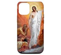 Carcasa para iPhone 12/12 Pro Jesucristo predicando a los Espíritus en el Infierno de la cárcel