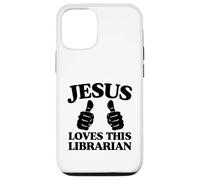 Carcasa para iPhone 12/12 Pro Jesús ama a Este Grupo de adoración de la Iglesia Cristiana bibliotecaria