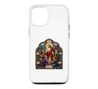 Carcasa para iPhone 12/12 Pro Jesús Bienaventuranzas Sermón Mosaico Gótico Arte Cristiano Icono