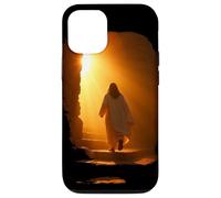 Carcasa para iPhone 12/12 Pro Jesus Christ Glorious Resurrection Christian Faith (Black)