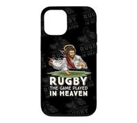 Carcasa para iPhone 12/12 Pro Jesús Jugando al Rugby Rugby - The Game Played In Heaven