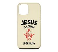 Carcasa para iPhone 12/12 Pro Jesús Viene Mira Ocupado