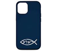 Carcasa para iPhone 12/12 Pro Jesús Yeshua en el Idioma arameo de Peces Que habló