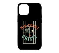 Carcasa para iPhone 12/12 Pro Juego de Palabras de Tenis Crisis en la cancha