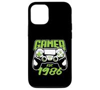 Carcasa para iPhone 12/12 Pro Jugador Estimado 1986 40 Cumpleaños Video Gaming Hombre Mujer