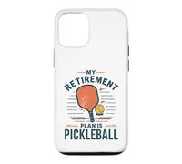 Carcasa para iPhone 12/12 Pro Jugador Senior del Plan de jubilación de Pickleball Divertido