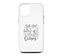 Carcasa para iPhone 12/12 Pro Just a Girl Who Loves an Octopus Cute Octopus