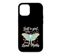 Carcasa para iPhone 12/12 Pro Just A Girl Who Loves Luna Moths Moon Insect Lover