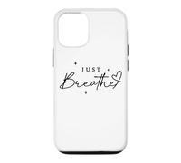 Carcasa para iPhone 12/12 Pro Just Breathe Mindfulness Yoga Alivio de la ansiedad