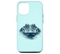 Carcasa para iPhone 12/12 Pro Just Chillin ’Gator - Minimal Alligator Eyes Afloat
