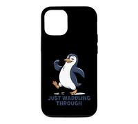 Carcasa para iPhone 12/12 Pro Just Waddling Through Cute Penguin Cartoon