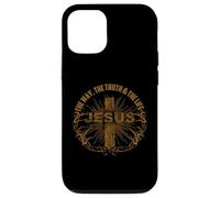 Carcasa para iPhone 12/12 Pro Jusus The Way The Truth The Life Tshirt Cross Shirt