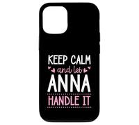 Carcasa para iPhone 12/12 Pro Keep Calm and Let Anna Handle It Chill Nombre