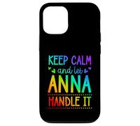 Carcasa para iPhone 12/12 Pro Keep Calm and Let Anna Handle It Chill Nombre