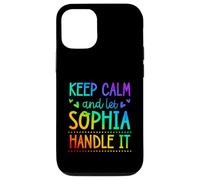 Carcasa para iPhone 12/12 Pro Keep Calm and Let Sophia Handle It Chill Nombre