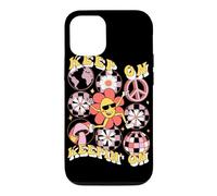Carcasa para iPhone 12/12 Pro Keep On Keepin' On Retro Daisy Graphic