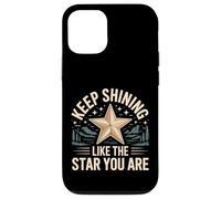 Carcasa para iPhone 12/12 Pro Keep Shining Like The Star You Are Optimism Mindset -