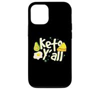 Carcasa para iPhone 12/12 Pro Keto Y'all Dieta Divertida cetosis Keto y Ajuste Saludable bajo en carbohidratos