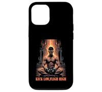 Carcasa para iPhone 12/12 Pro Kick Low Flight High Muay Thai MMA Warrior