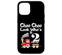 Carcasa para iPhone 12/12 Pro Kids 2nd Birthday Caleb Choo Choo Train 2 Year Old