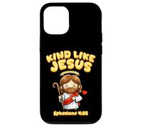 Carcasa para iPhone 12/12 Pro Kind Like Jesus Efesians Versículo de la Biblia Cute Kid Christianity