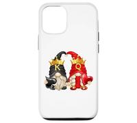 Carcasa para iPhone 12/12 Pro King of Spades and Queen of Hearts with Funny Garden Gnomes