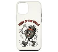 Carcasa para iPhone 12/12 Pro King of The Coals Retro Cartoon BBQ Kettle Grill Grill