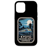 Carcasa para iPhone 12/12 Pro Kioto Japón Ferrocarril Tren Japón Recuerdo Viaje Vintage Japón
