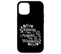 Carcasa para iPhone 12/12 Pro Kittens Are Angels with Whiskers Mascota Gato Esponjoso -