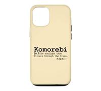 Carcasa para iPhone 12/12 Pro Komorebi Japonés Palabra Vocab Poético Árbol Sol Naturaleza Amor
