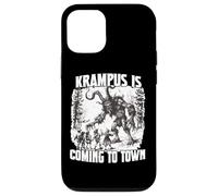 Carcasa para iPhone 12/12 Pro Krampus Tradición Perchtenlauf Kramperl Máscara Bad Santa