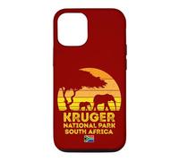 Carcasa para iPhone 12/12 Pro Kruger Park Sudáfrica Safari Sunset Jirafa Elefante