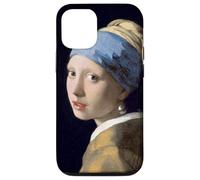 Carcasa para iPhone 12/12 Pro La Chica con la Perla Pendiente Arte Pintura Obra Maestra
