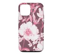Carcasa para iPhone 12/12 Pro La Flor del Cosmos florece en Rosa y Blanco