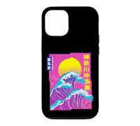 Carcasa para iPhone 12/12 Pro La Gran Ola, Vaporwave Anime Estética Glitch Japonés