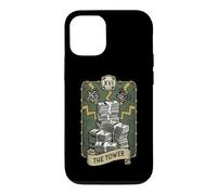 Carcasa para iPhone 12/12 Pro La Torre Tarot Card Dólar Dinero Astrología