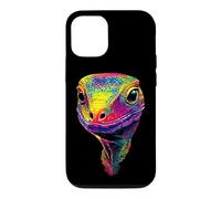 Carcasa para iPhone 12/12 Pro Lagarto Monitor Reptil Dragón de Komodo Dragón de Bandas