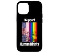 Carcasa para iPhone 12/12 Pro Las Banderas apoyan los Derechos Humanos Orgullo Gay Reflexión Diversidad
