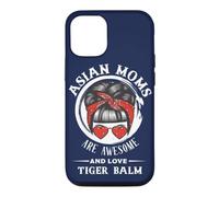 Carcasa para iPhone 12/12 Pro Las mamás asiáticas Son increíbles y Les Encanta el bálsamo de Tigre, Divertido Día de la Madre