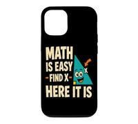 Carcasa para iPhone 12/12 Pro Las matemáticas Son fáciles Encontrar X Divertido Profesor de matemáticas geometría
