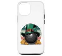 Carcasa para iPhone 12/12 Pro Leprechaun Bowling Ball St. Patrick's Day Gold
