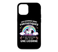 Carcasa para iPhone 12/12 Pro Les Licornes Sont Fantastiques Cadeau Licorne Adulto Humor