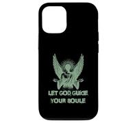 Carcasa para iPhone 12/12 Pro Let God Guide Your Soul Ángel Alas Fe Espiritual